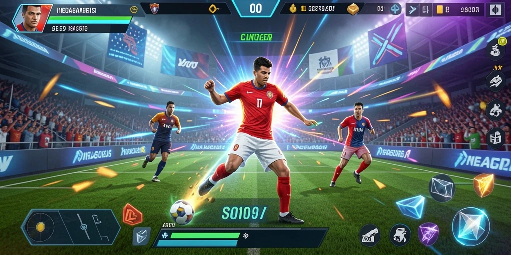 Screenshot menunjukkan grafik indah dalam game.
