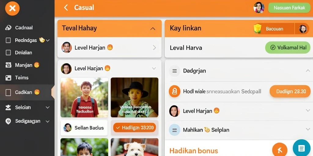 Tampilan antarmuka yang menarik dan mudah digunakan.