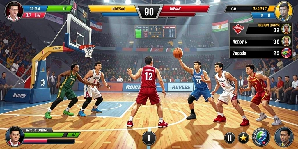 Screenshot menunjukkan karakter utama dalam aksi petualangan.