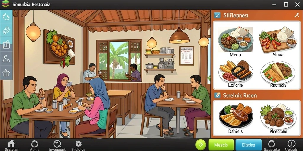 Tampilan antarmuka yang ramah pengguna.