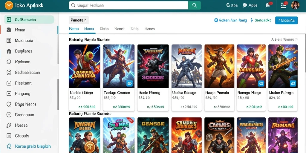 Tampilan antarmuka yang menarik dan intuitif.