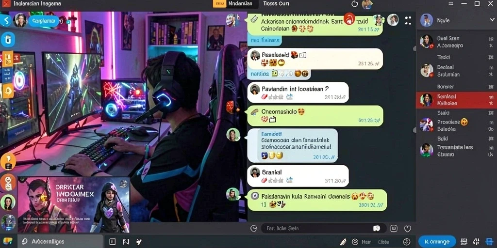 Tampilan awal yang memikat untuk memulai permainan.