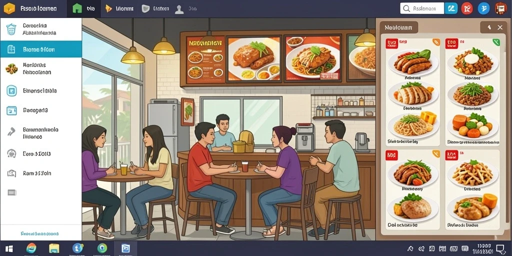 Tampilan antarmuka yang menarik dan intuitif.