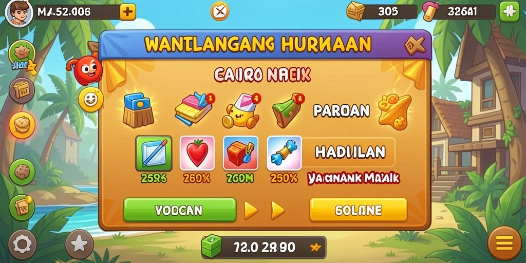 Tampilan utama game OKJKT yang menarik.