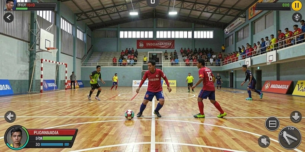 Tampilan awal yang menampilkan karakter seru.